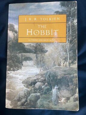 J.R.R. Tolkien's The Hobbit, published by Houghton Mifflin